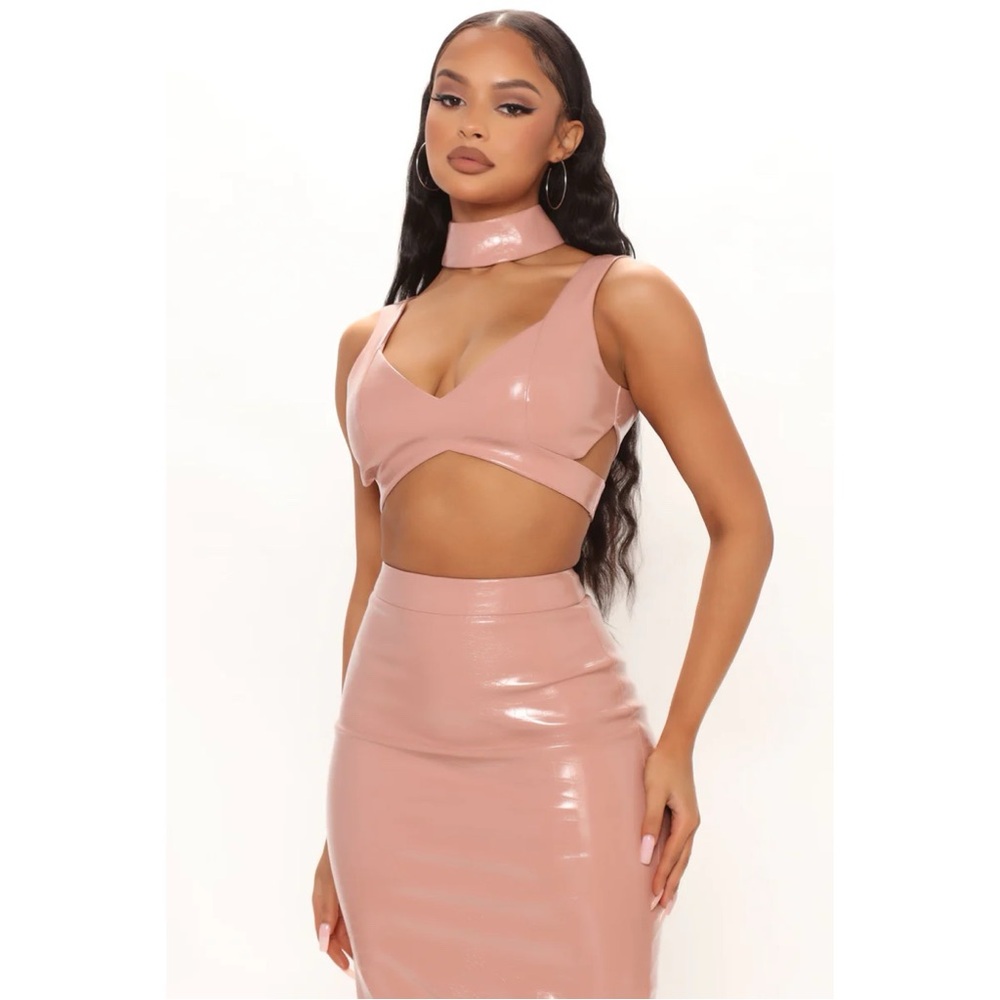 Fashion Nova Pink Maxi Skirt - Picture 2 of 4